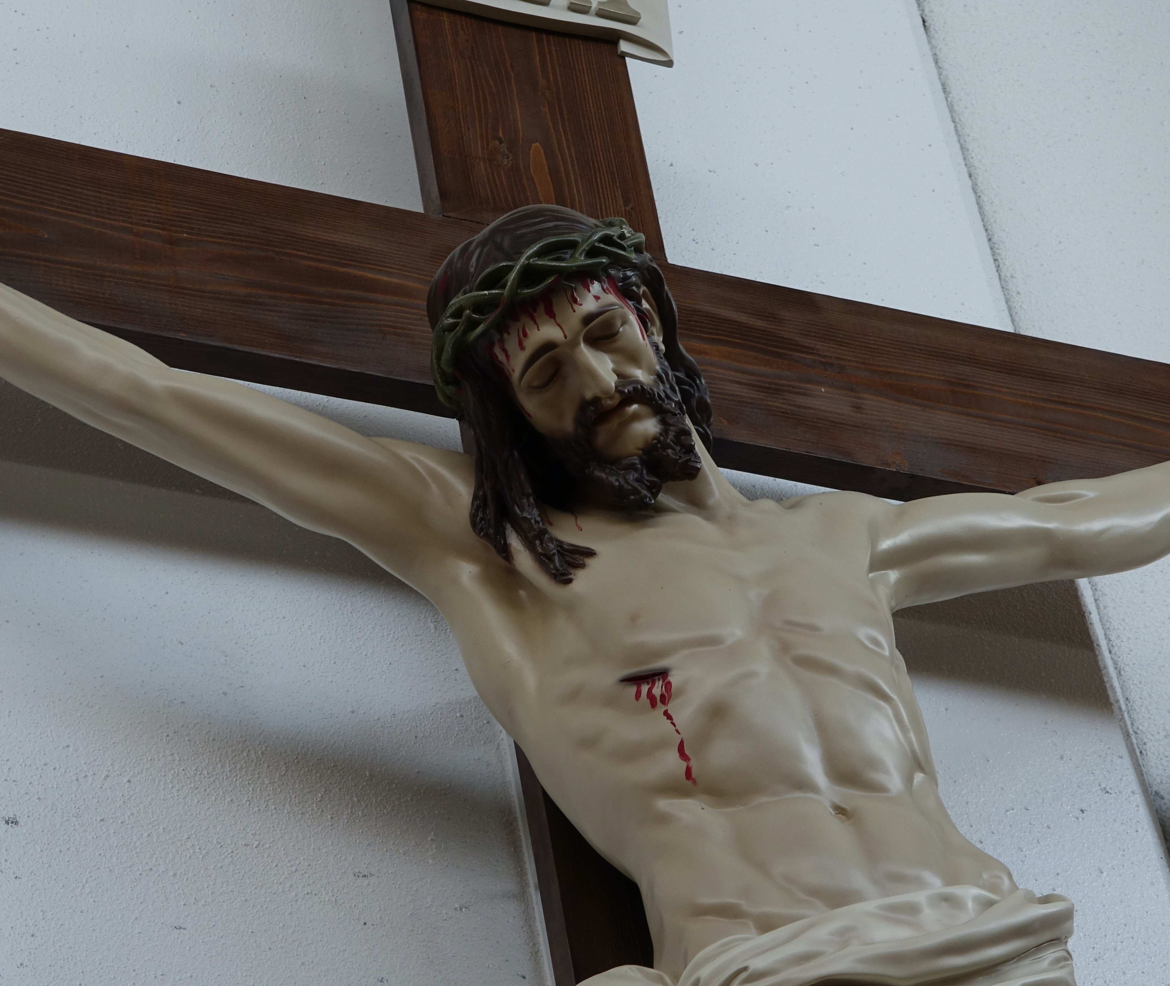 Christ Crucified Closeup at St Timothy church